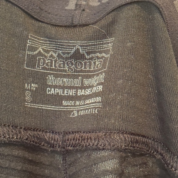 Patagonia Capilene Thermal Weight Base Layer Polartic Leggings Sz SMALL - Picture 4 of 6